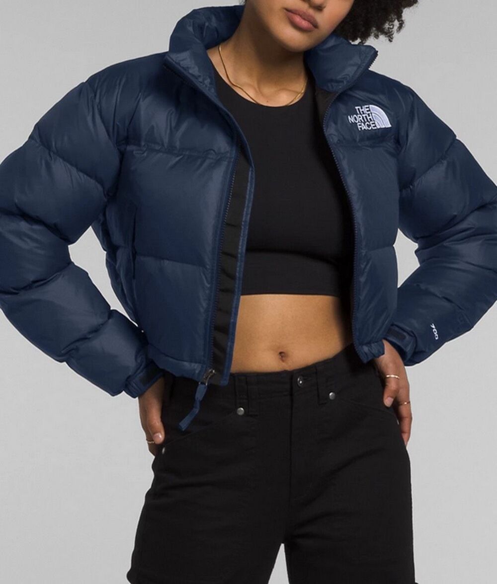 THE NORTH FACE Nuptse Short Jacket in Summit Navy Size XL